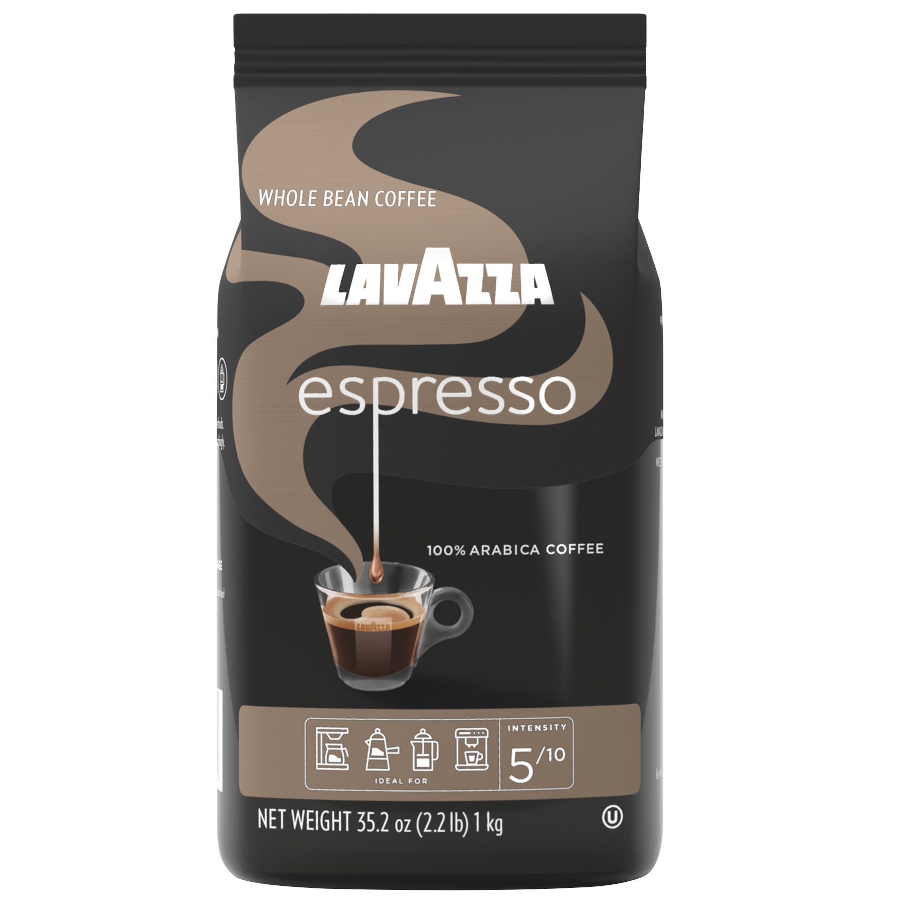 Lavazza Espresso Whole Bean Coffee, Medium Roast, 2.2 lbs | Costco