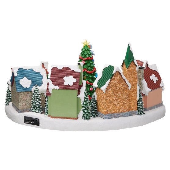 アニメーション付き村のシーン　コストコ　village scene Disney Animated Village with Lights and Music | Costco