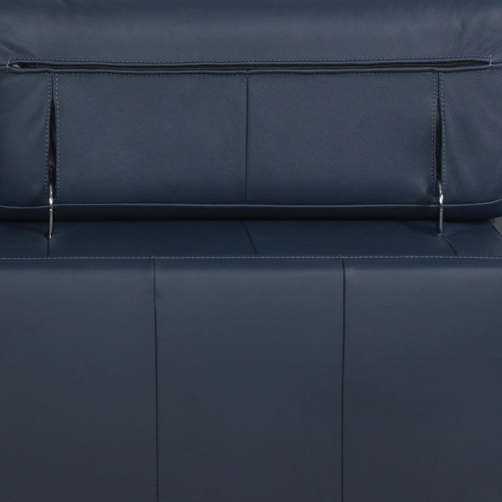Abbyson Quinton Top Grain Leather Sectional with Adjustable