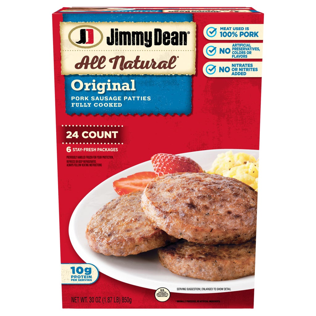 **Jimmy Dean** Sausage Patties, 24 ct