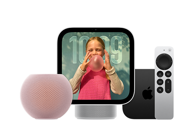 Apple Home (HomePod mini 2, Apple Homeview, Apple TV 4K)