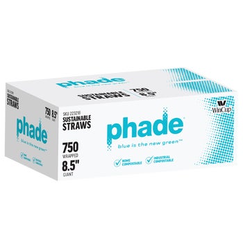 Phade 8.5" Straws, Individually Wrapped, 750 ct