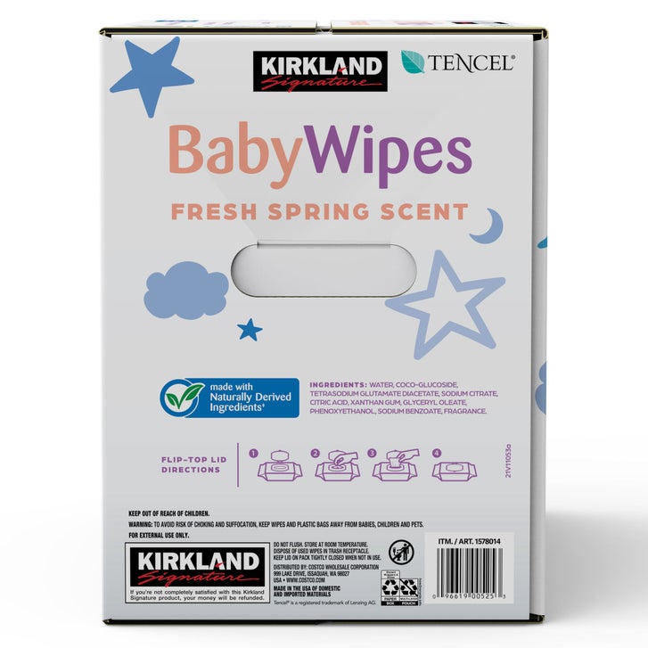 Kirkland Signature Baby Wipes, Fresh Spring Scent, 900 ct | Costco