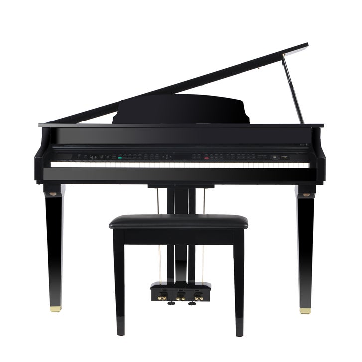 Artesia Pro A3 High Gloss Ebony Micro Grand Piano | Costco