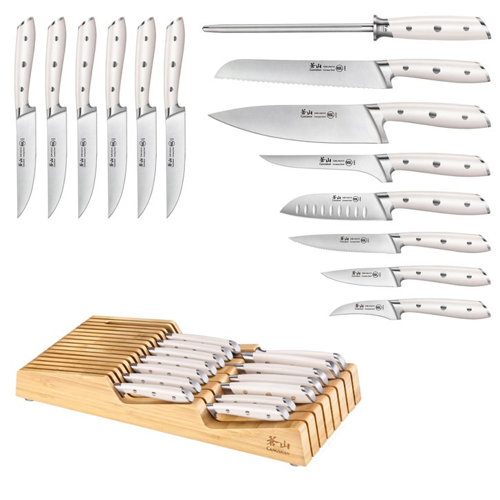 Cangshan Alps Series German Steel 15-piece Knife In-Drawer Set