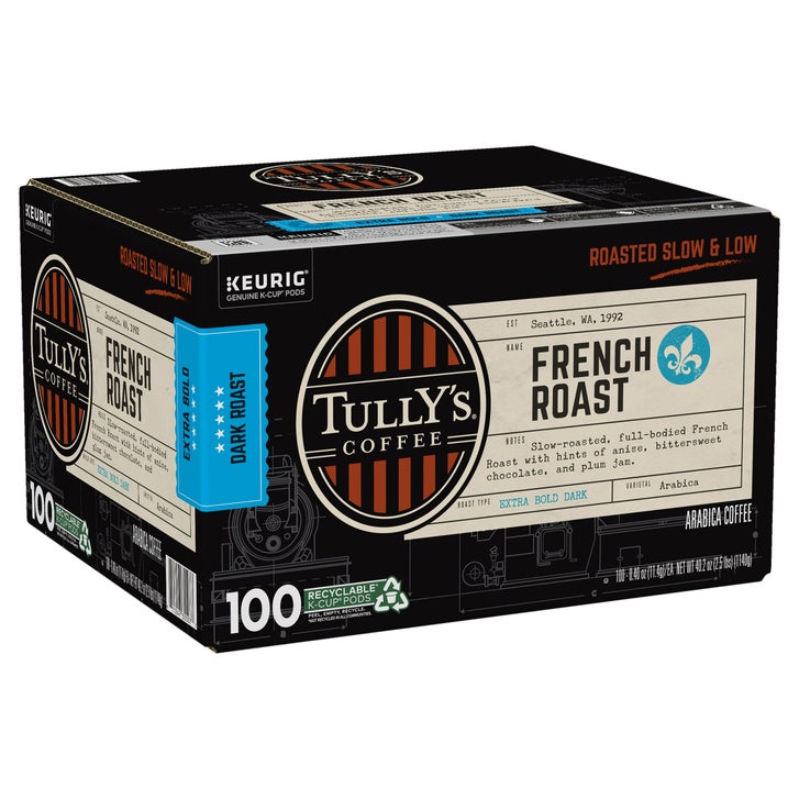 Tully's Coffee French Roast K-Cups Pods, 100-count | Costco