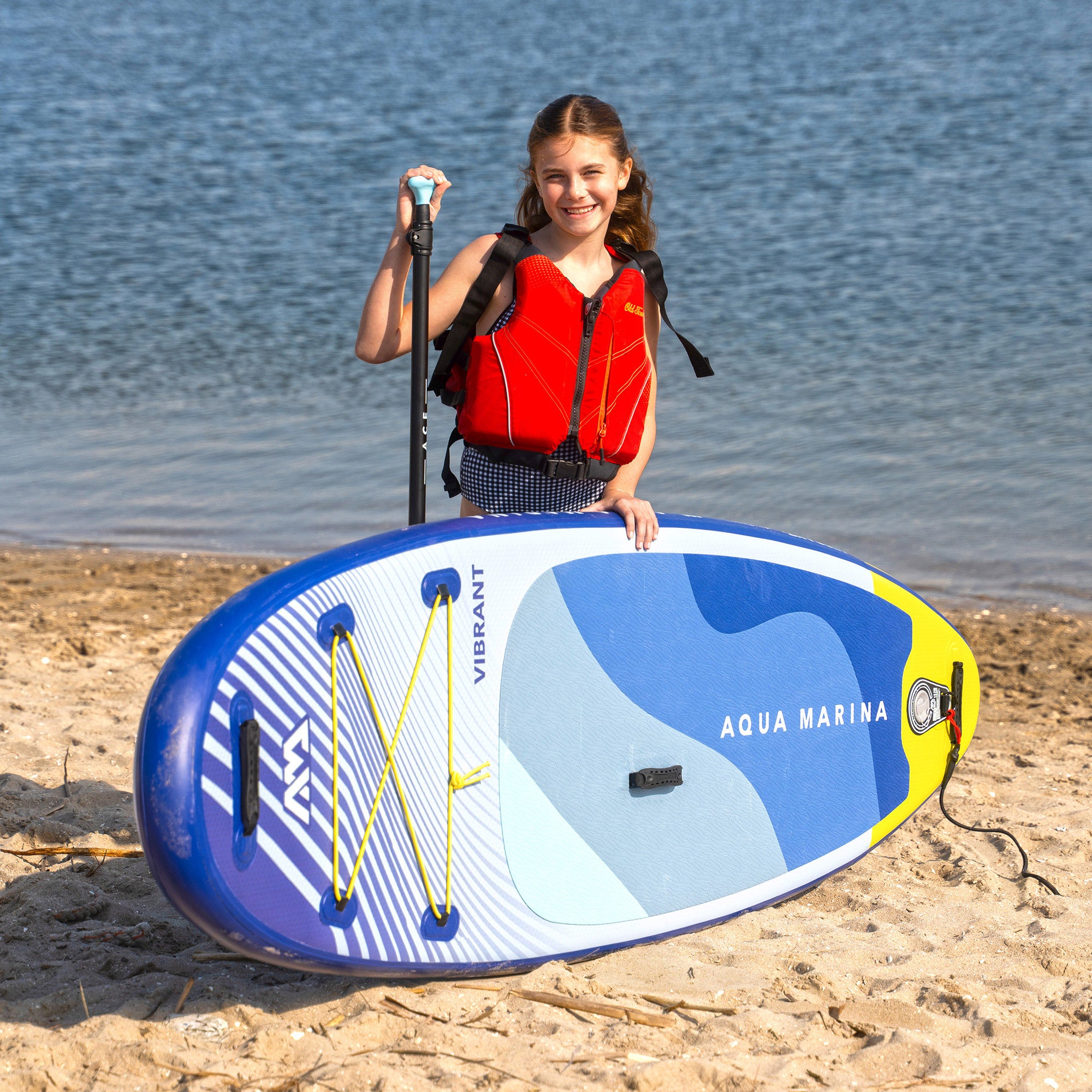 Aqua Marina Vibrant 8' Youth Inflatable Paddleboard | Costco