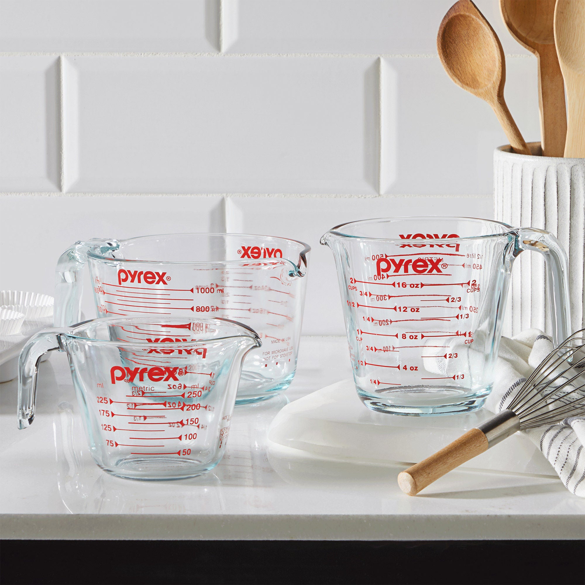 Pyrex 3-piece Measuring Cup Set