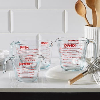 Pyrex 3-piece Measuring Cup Set $16.99 Free Shipping Costco.com