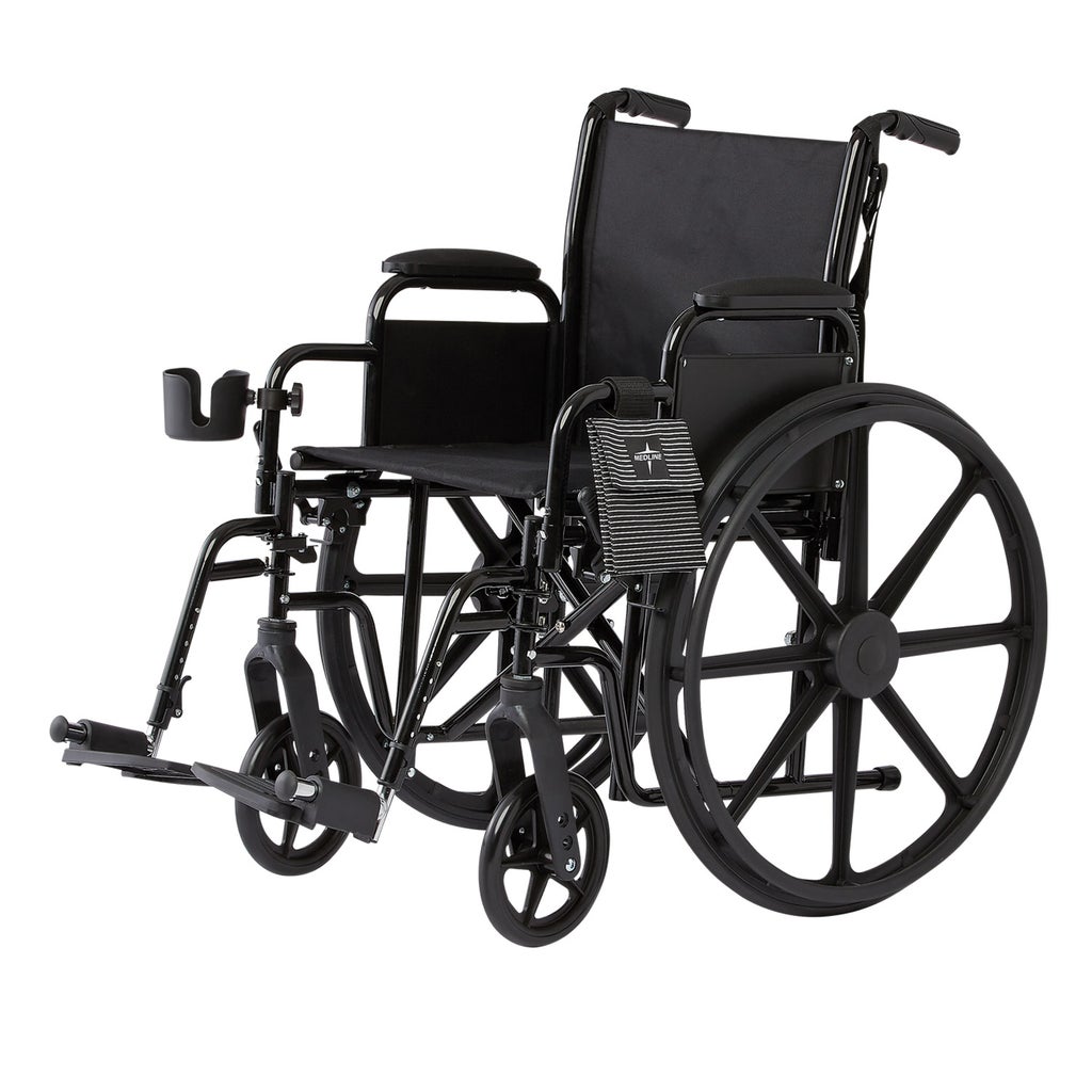 Mobility Plus Wheelchair by Medline, Black Frame | Costco