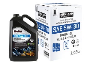 Kirkland Signature 5W30 Full Synthetic Oil for Automobile 2-pack